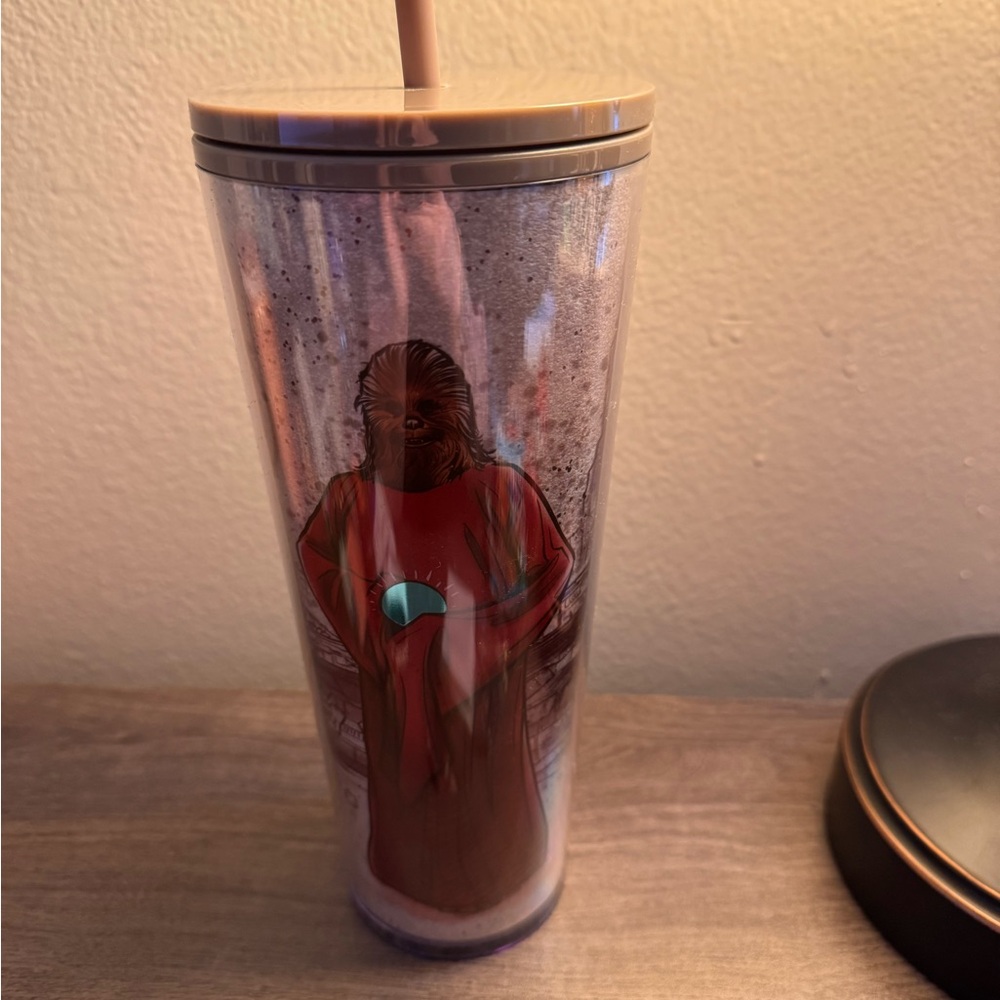Starbucks Chewbacca Tumbler with Straw